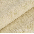 Lady fashion coat sherpa fleece fabric for garments